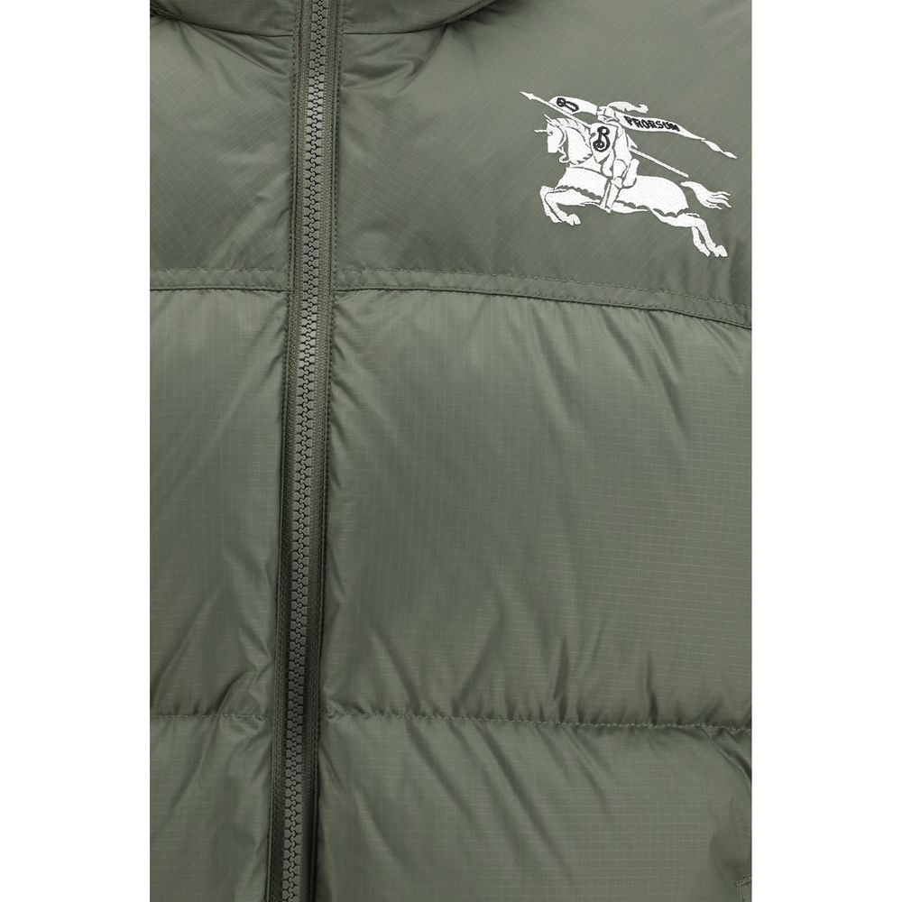 Burberry Highlands Down Jacket - Luxurious Bicolor Full-Length Elegance