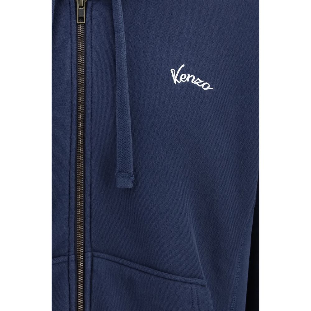 Kenzo Blue Cotton Sweatshirt - Elevate Your Luxe Wardrobe