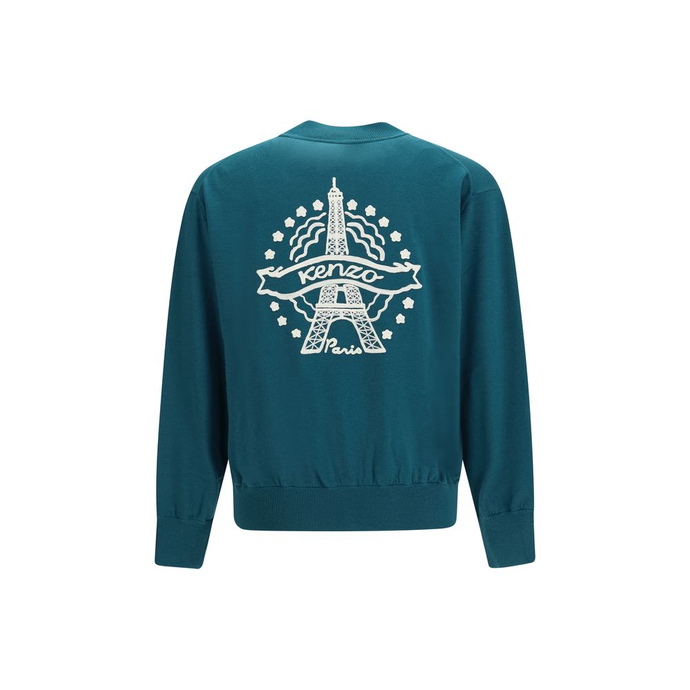Kenzo Bicolor Wool Cardigan - Elevate Your Luxe Wardrobe
