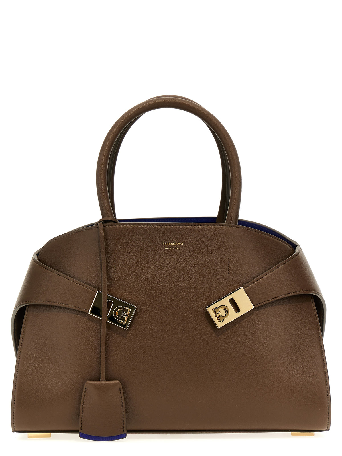 Ferragamo Small ‘Hug (S)’ Handbag - Timeless Calfskin Elegance