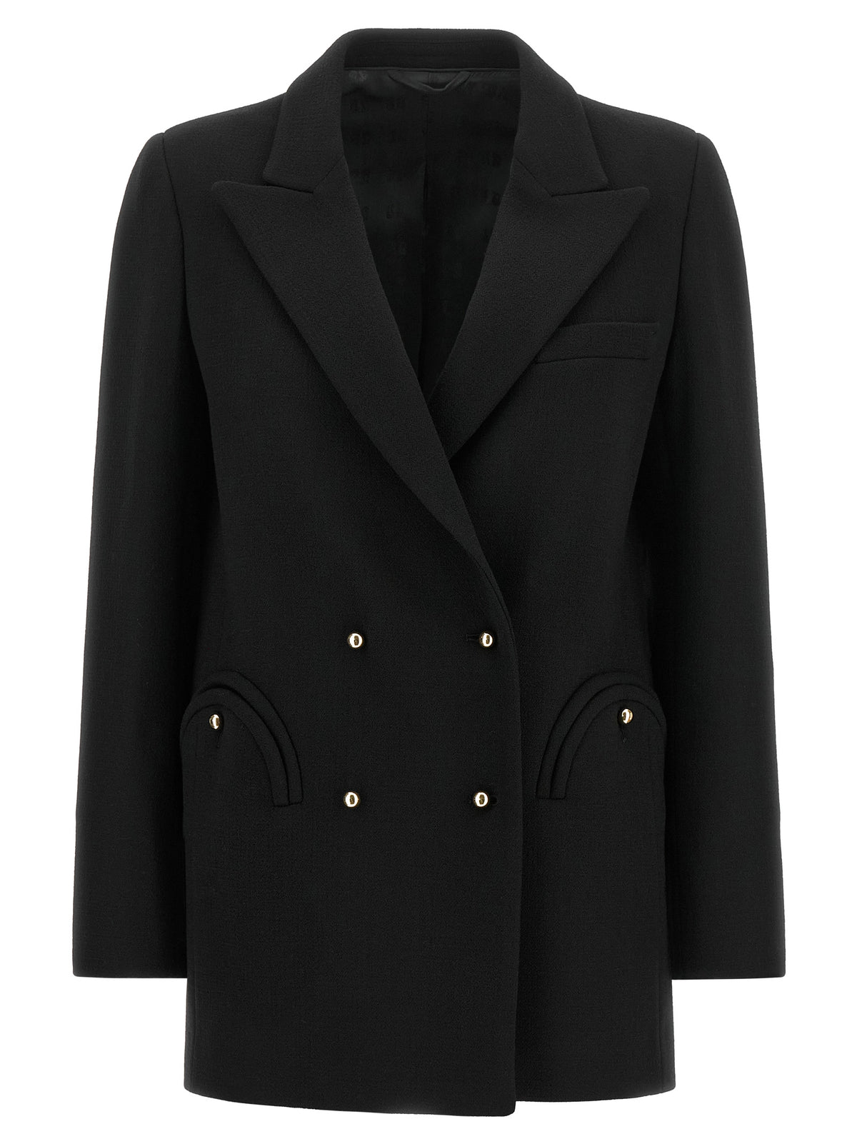 Blazé Milano Black Virgin Wool Blazer