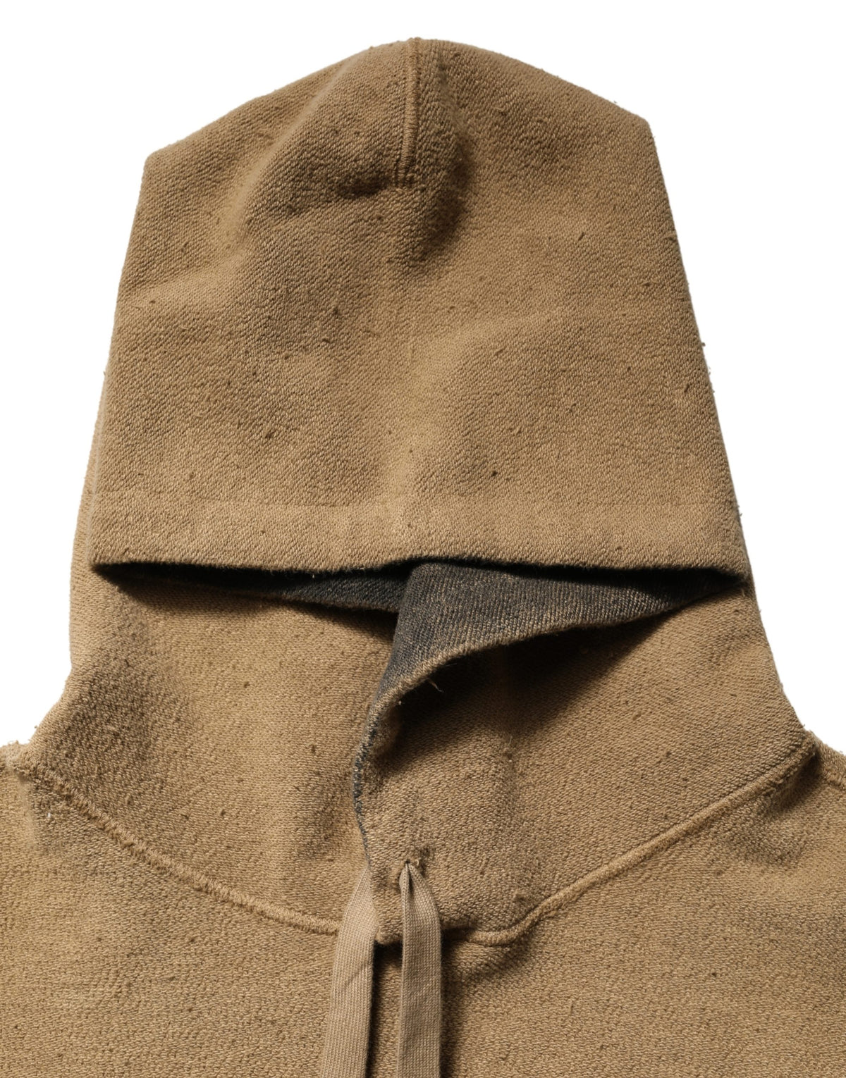 Dolce & Gabbana Brown Embossed Logo Hooded Sweatshirt