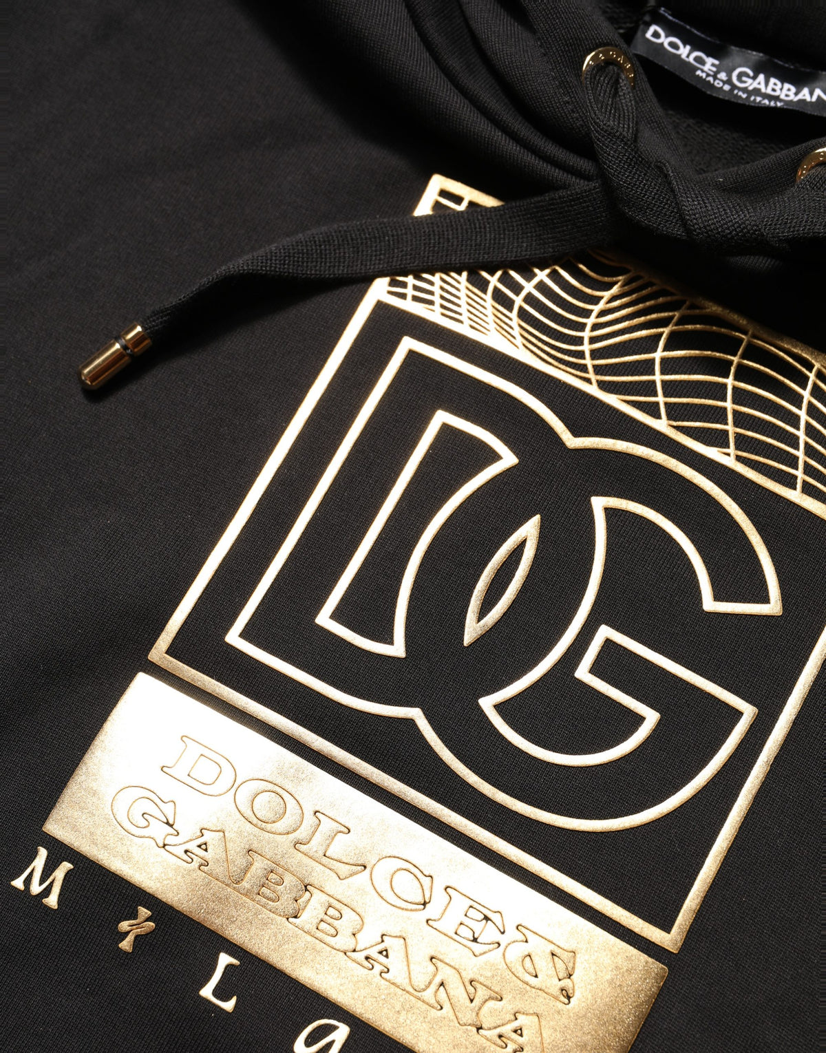 Dolce & Gabbana Black DG Logo Hoodie - Elevate Your Style