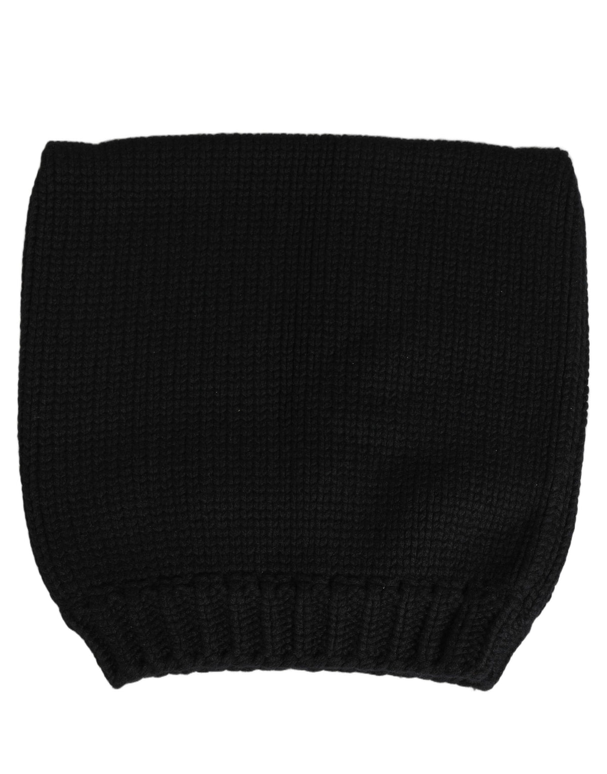 Dolce & Gabbana Black Cashmere Beanie Hat - Timeless Luxury