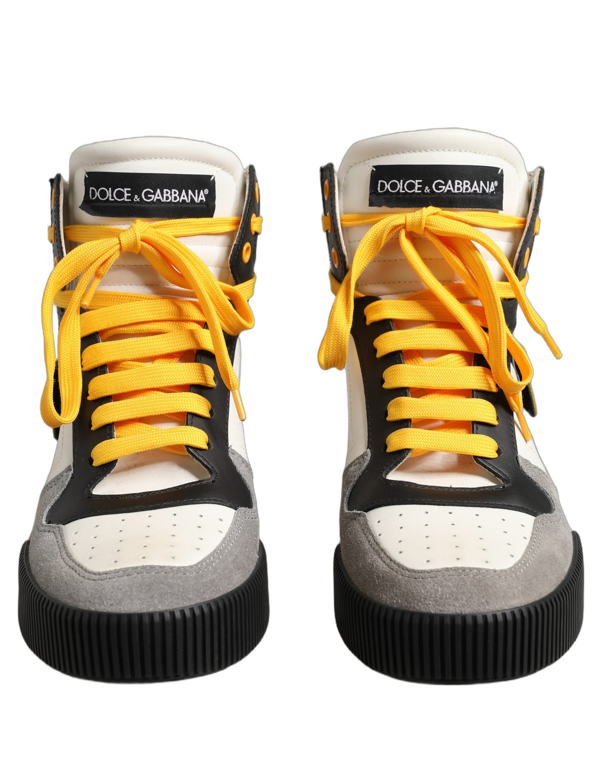 Dolce & Gabbana High Top Sneakers - Exquisite Multicolor Luxury