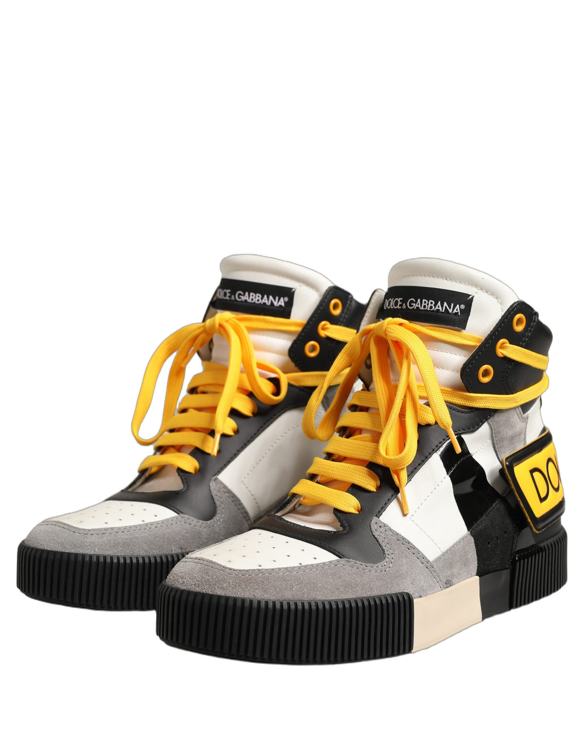 Dolce & Gabbana Multicolor High-Top Sneakers - Exquisite Luxury