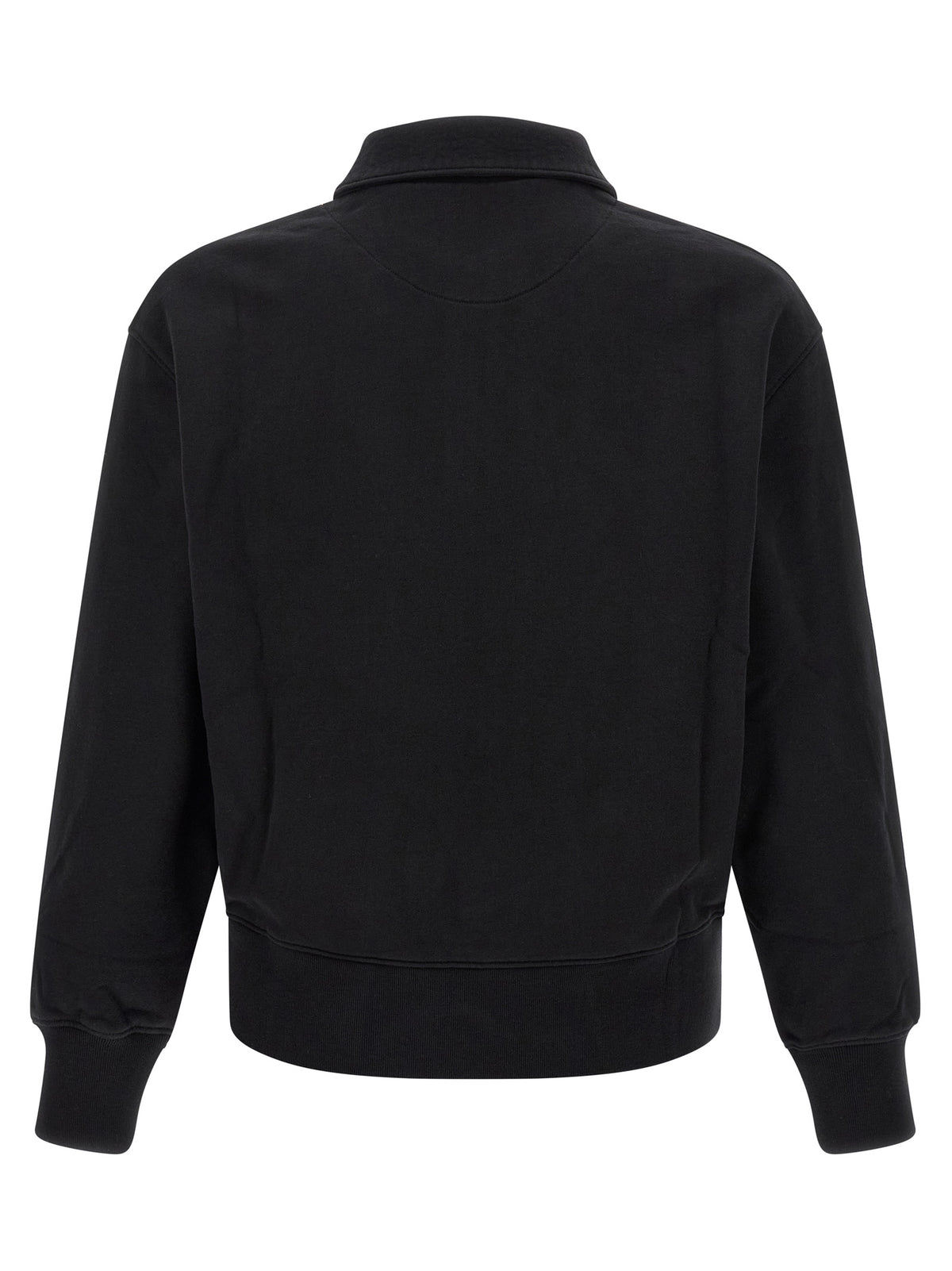 Maison Kitsuné Black Organic Cotton Sweatshirt - Timeless Luxury