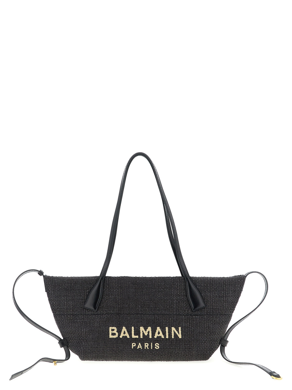 Discover the Balmain Black Polyamide Tote Bag, a luxurious blend of style and functionality, crafted for the discerning trendsetter seeking elegance and sophistication.