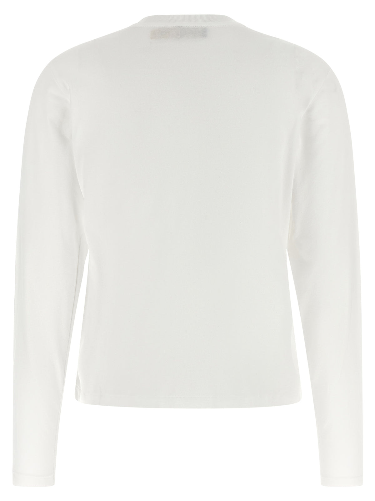 Elevate your elegance with the Polo Ralph Lauren White Cotton Long Sleeve T-Shirt, crafted from pure cotton for a timeless, sophisticated look that embodies luxury and comfort.