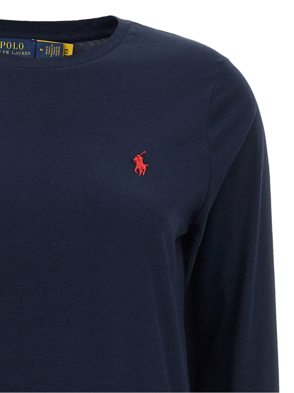 Indulge in the timeless elegance of Polo Ralph Lauren's Blue Cotton Sportswear, where luxurious 100% cotton meets iconic design, perfect for the discerning wardrobe.