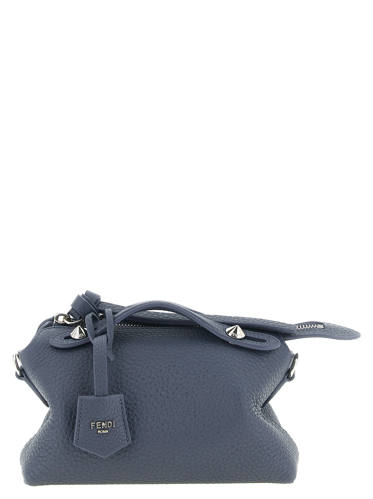 Elevate your style with the Fendi Blue Calfskin Clutch Bag, a masterpiece of Italian craftsmanship in luxurious navy leather, designed for the discerning connoisseur.