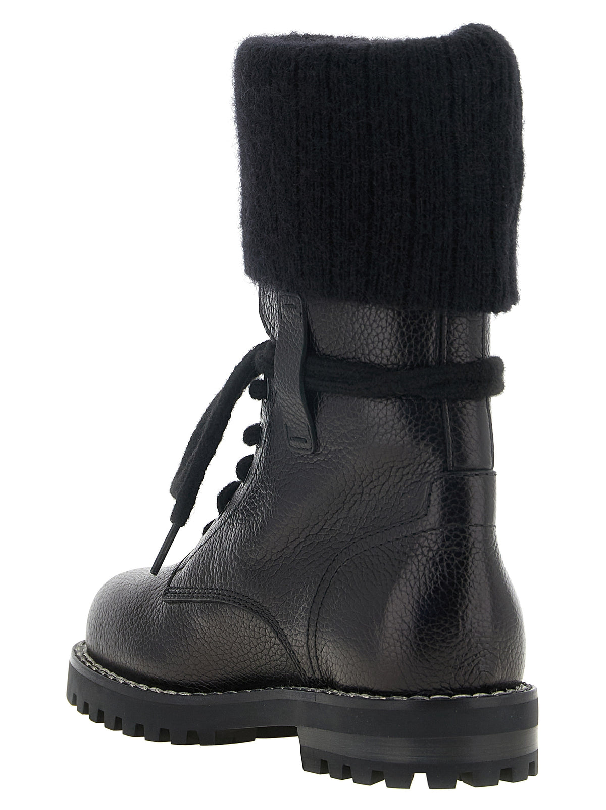 Elevate your style with Fendi's Black Calfskin Lace-Up Boots, where exquisite craftsmanship meets bold design, perfect for the discerning trendsetter.