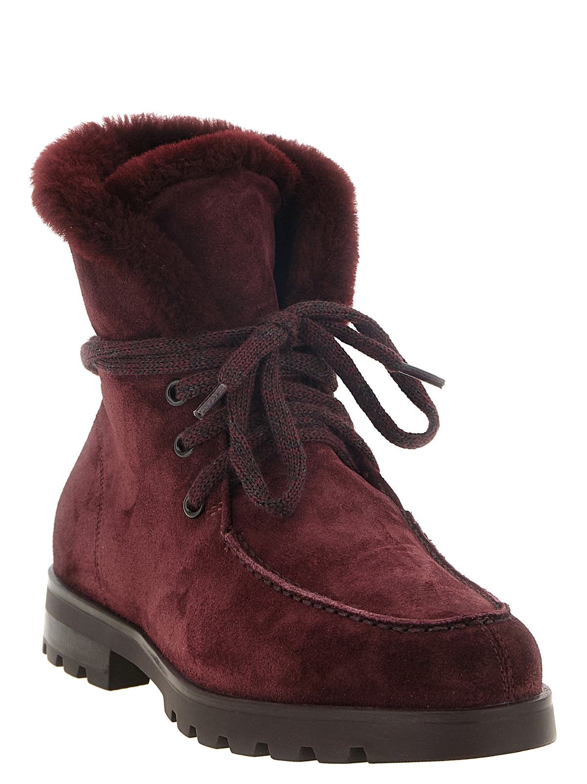 Step into a world of elegance with Santoni's Bordeaux Calfskin Ankle Boots, where Italian craftsmanship meets luxurious comfort, perfect for the discerning modern connoisseur.