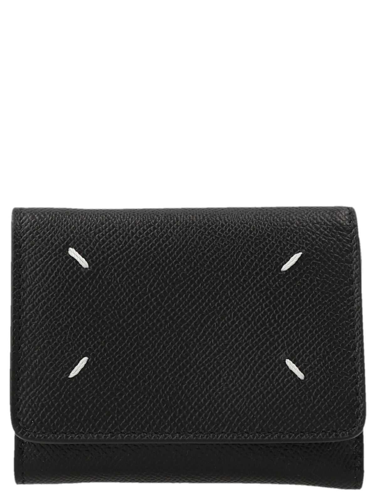 Indulge in the exquisite Maison Margiela Black Calfskin Cardholder, a timeless accessory crafted from luxurious calf leather, embodying sophistication and style for the discerning individual.