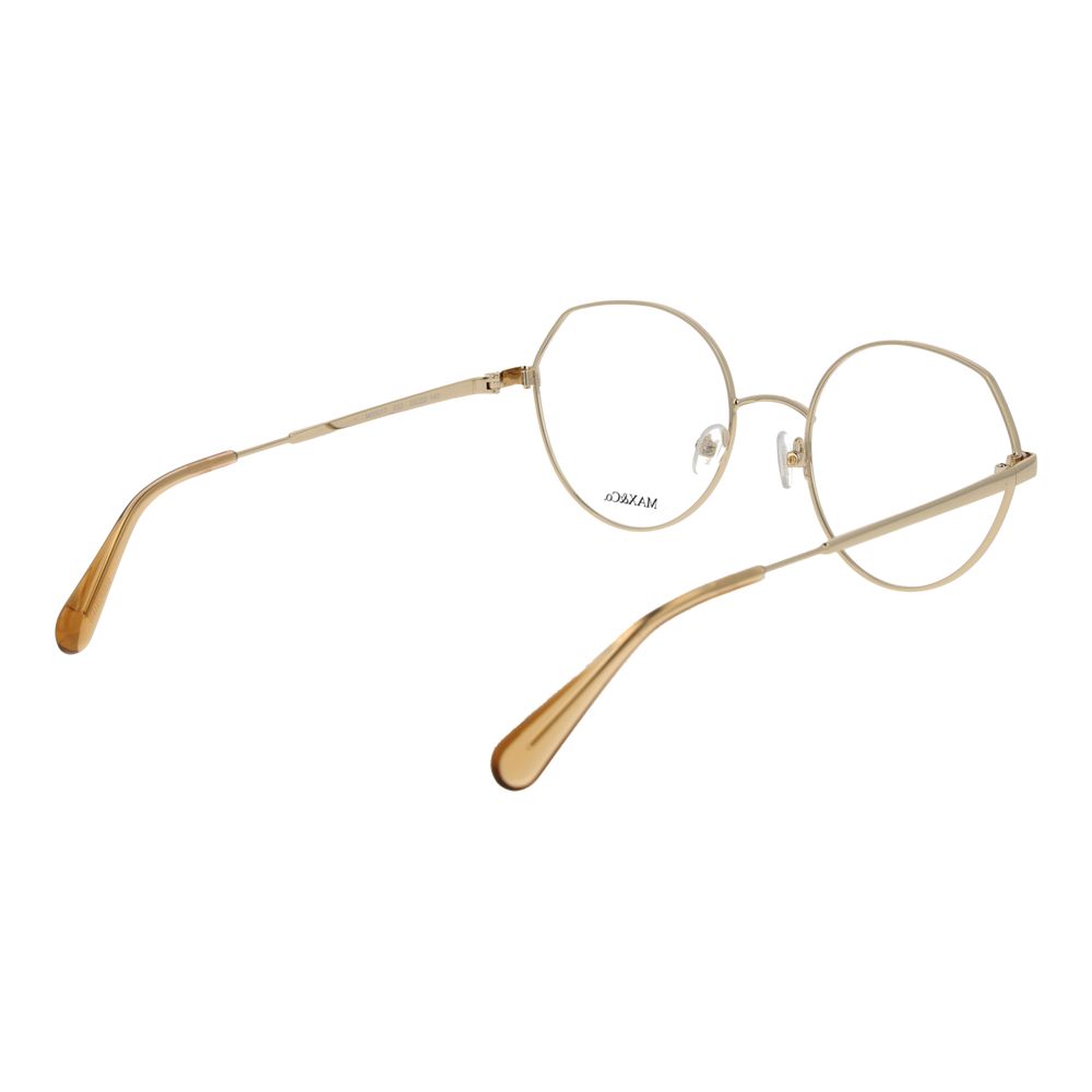 Discover the Max & Co Gold Metal Glasses, where exquisite craftsmanship meets timeless elegance, perfect for those who embody luxury and sophistication.