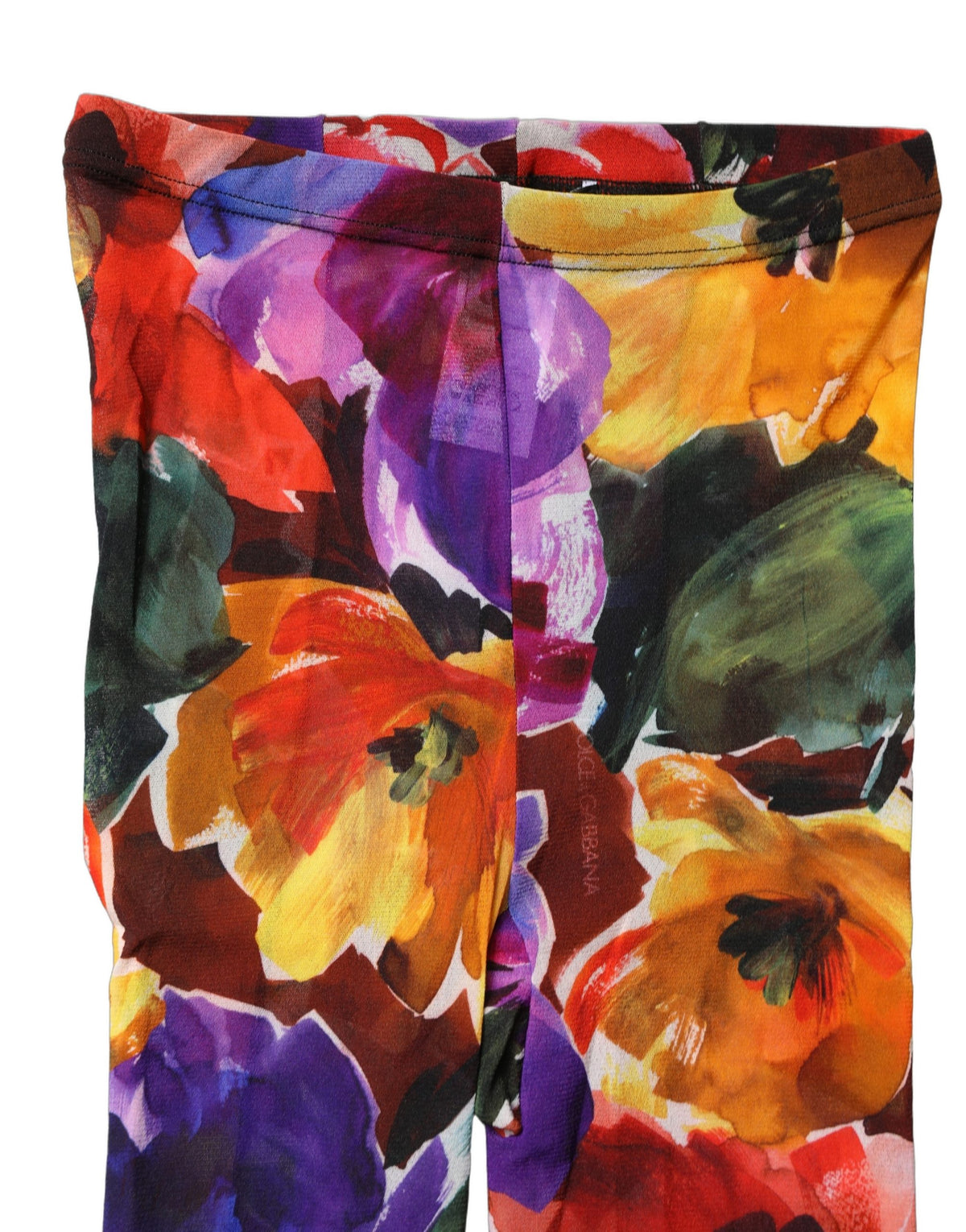 Dolce & Gabbana Multicolor Floral Tights - Exquisite Luxury Fashion