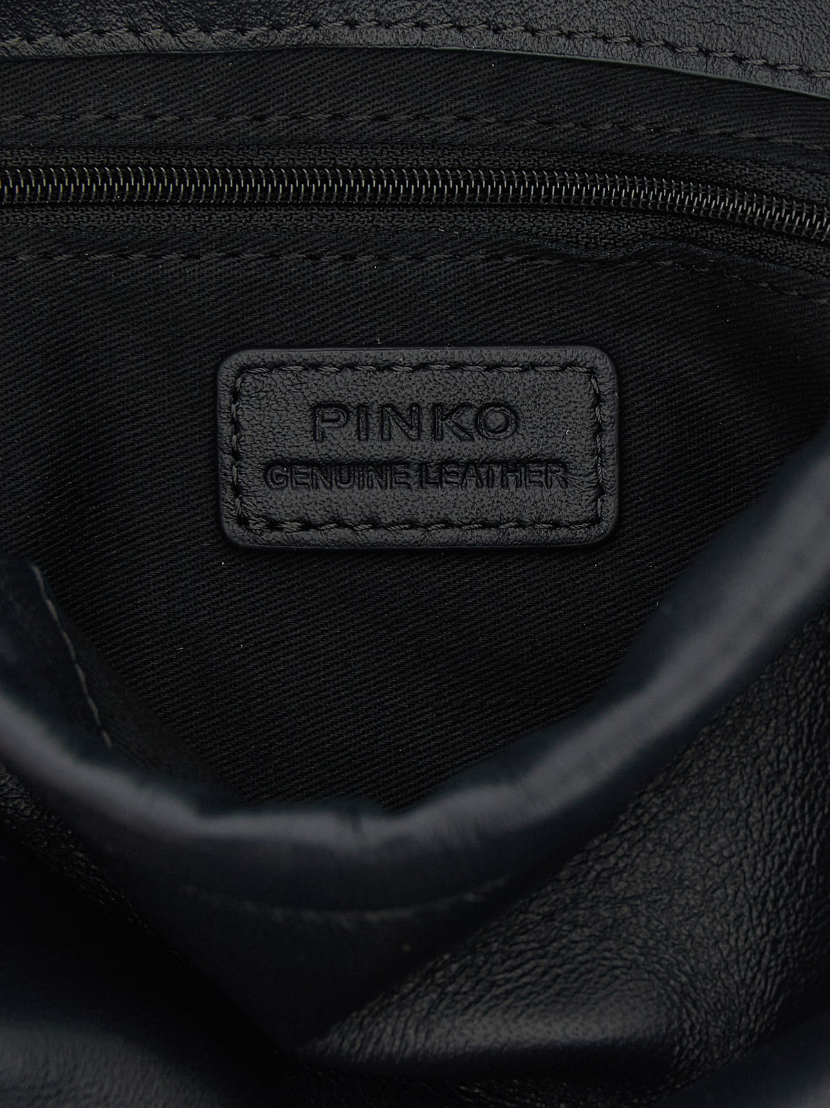 Indulge in the exquisite PINKO Blue Lambskin Shoulder Bag, a luxurious blend of soft sheepskin leather and iconic design, perfect for the discerning fashion connoisseur.