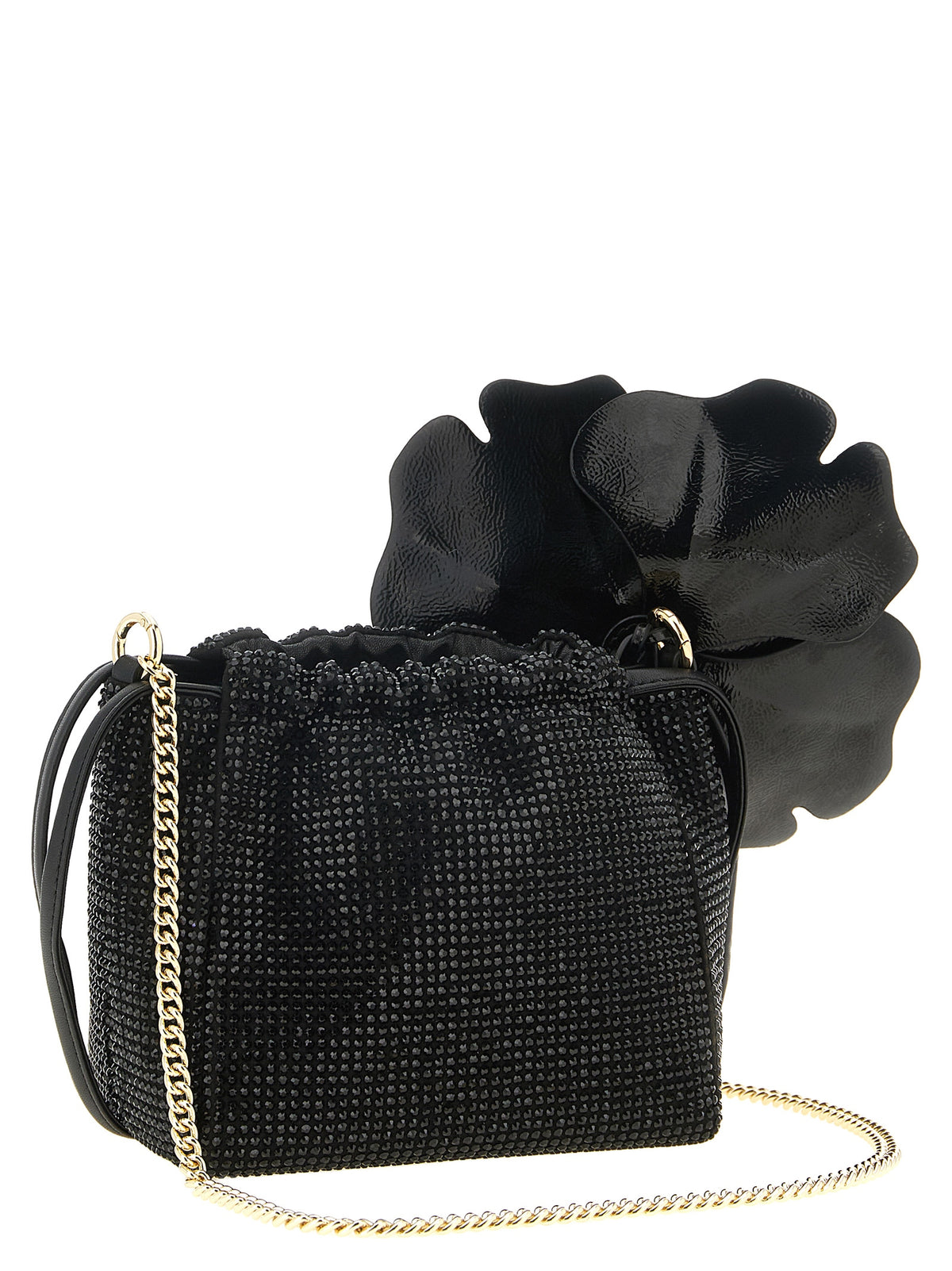 Discover the PINKO Black Polyethylene Clutch Bag, a stunning blend of opulence and artistry, perfect for elevating your evening allure with exquisite craftsmanship.