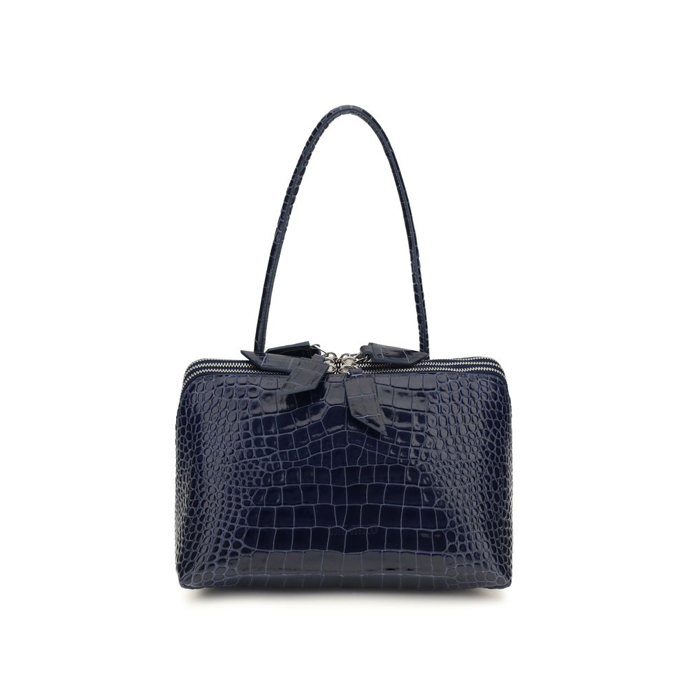 The Attico Blue Calf Leather Shoulder Bag - Exquisite Luxury