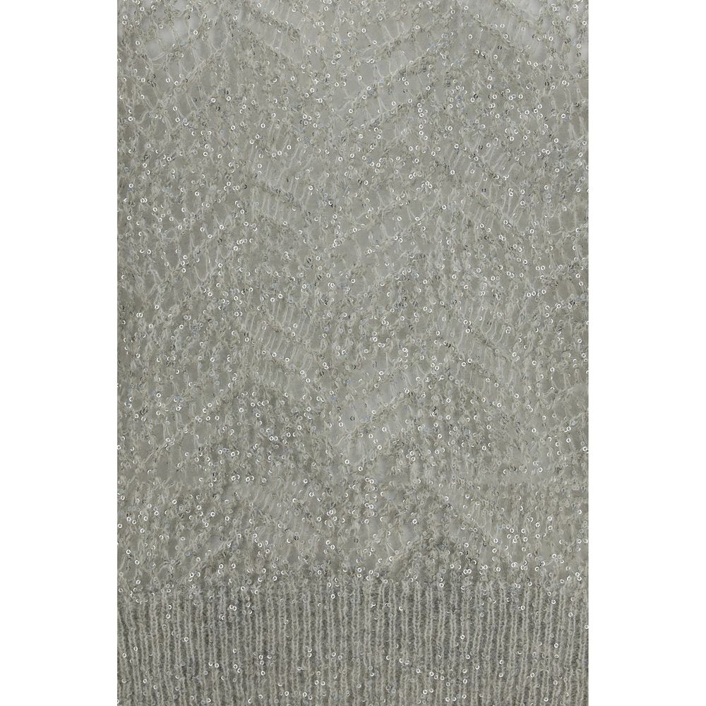 Brunello Cucinelli Gray Linen Sweatshirt - Timeless Luxury Elegance