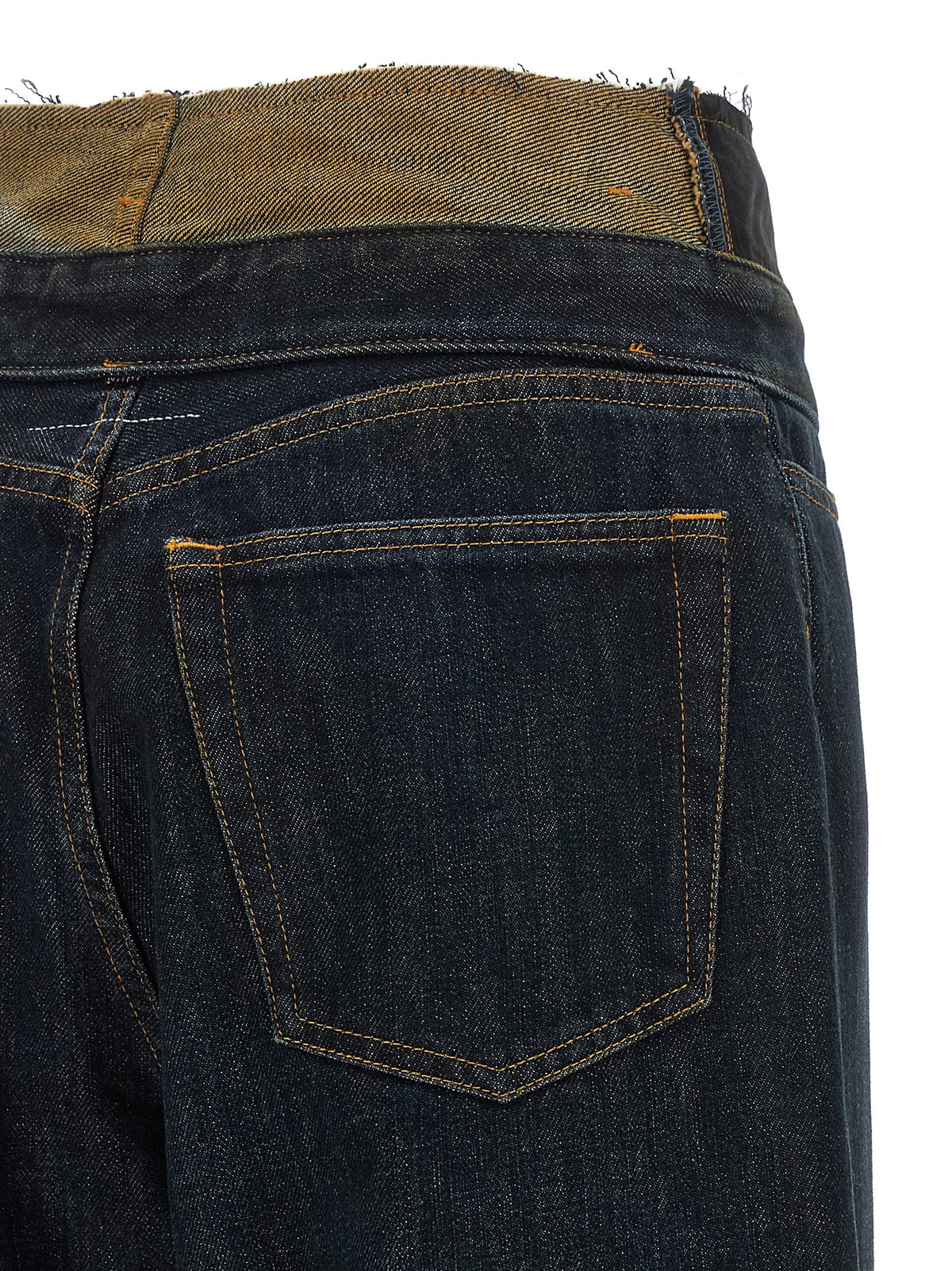 MM6 Maison Margiela High-Waisted Denim Jeans - Avant-Garde Luxury