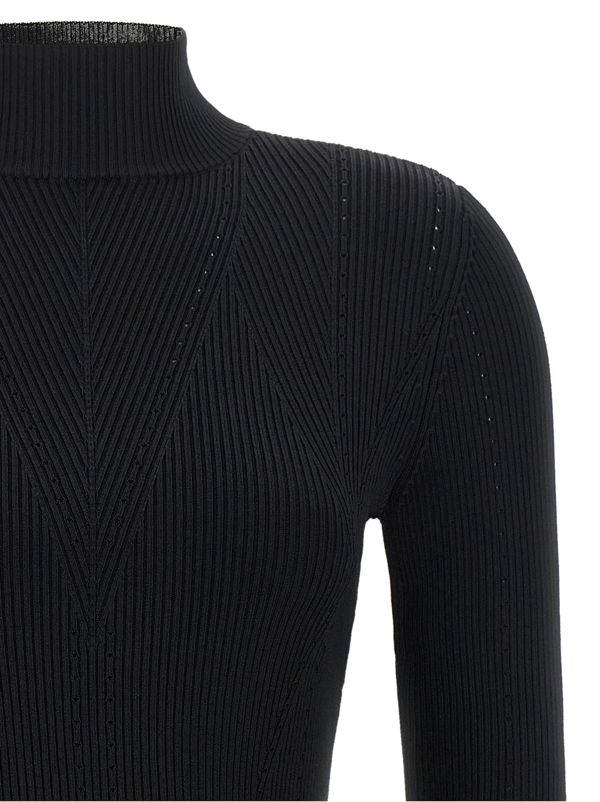 Twinset Black Viscose Cardigan - Timeless Elegance Redefined