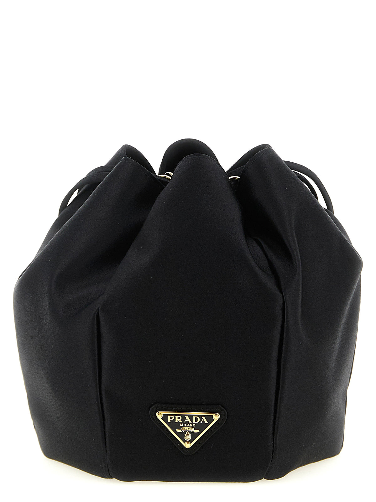 Prada Black Viscose Shoulder Bag