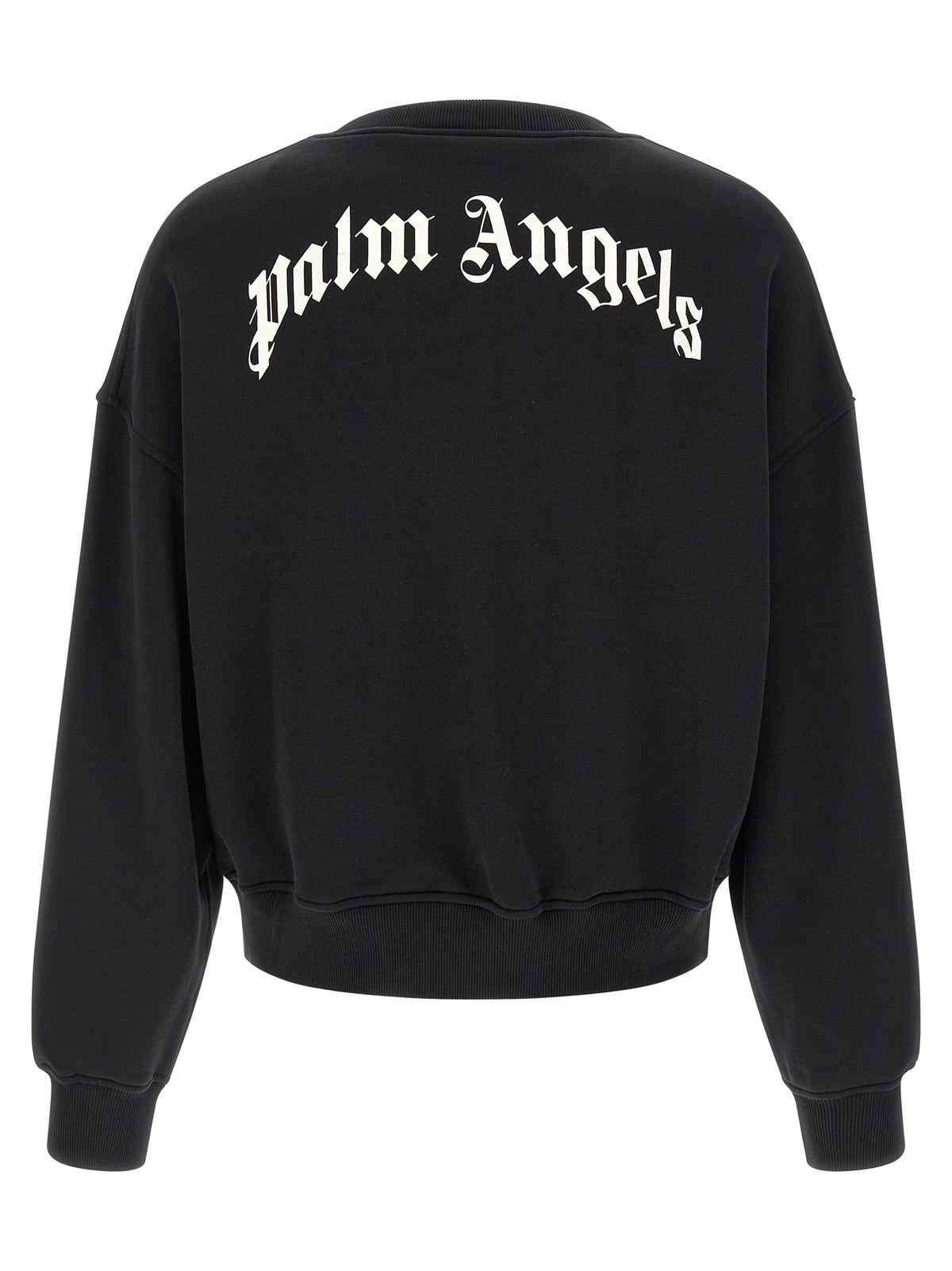 Indulge in the exquisite Palm Angels Bicolor Cotton Sweatshirt, where premium brushed cotton meets bold design, redefining luxury streetwear for the discerning individual.