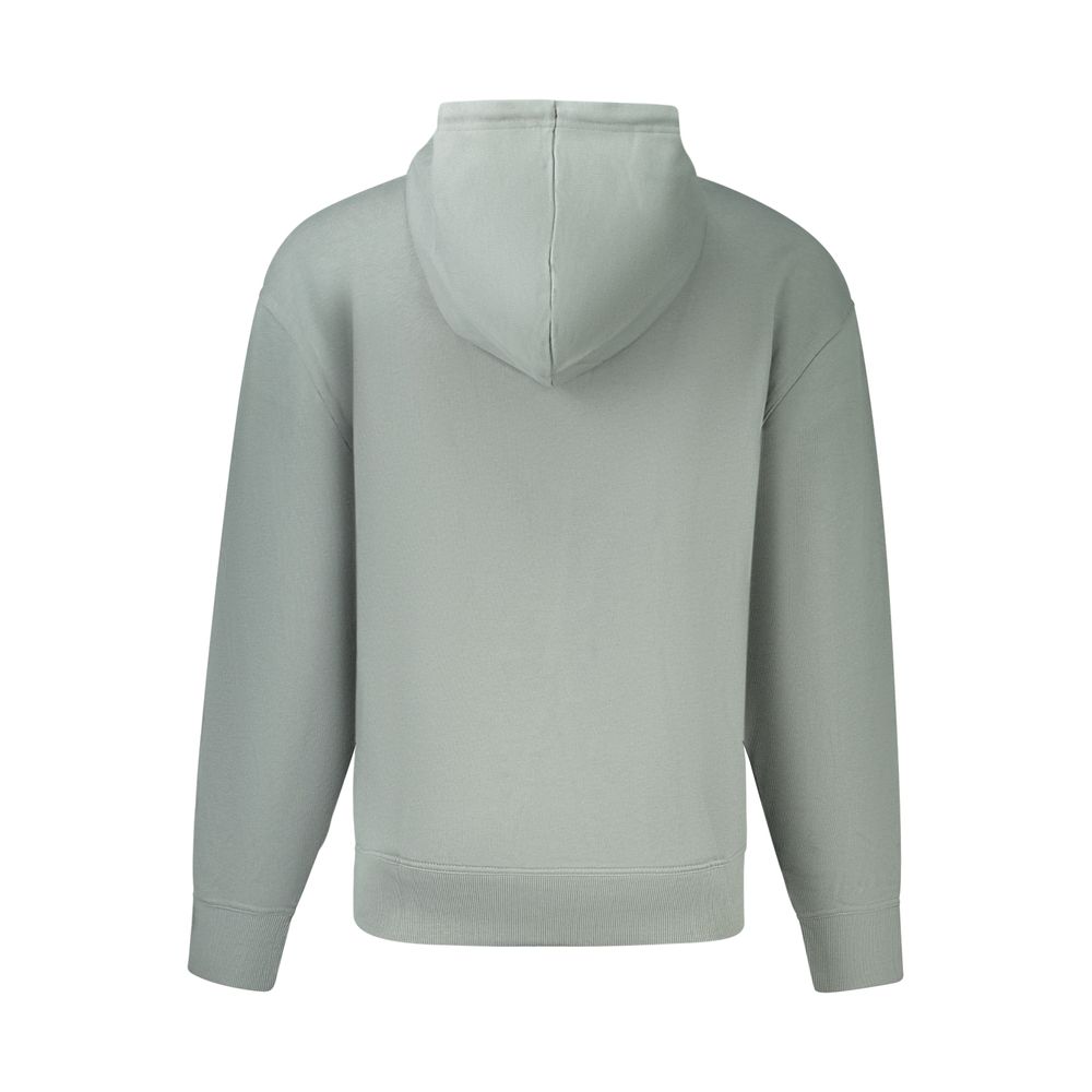 Indulge in the exquisite allure of the Hugo Boss Green Cotton Sweatshirt, a masterful blend of comfort and sophistication, perfect for those who embody elegance and authority.