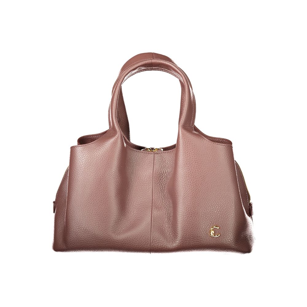 Indulge in the elegance of the Coccinelle Brown Leather Handbag, a masterpiece of design featuring exquisite craftsmanship and versatile functionality for the discerning individual.
