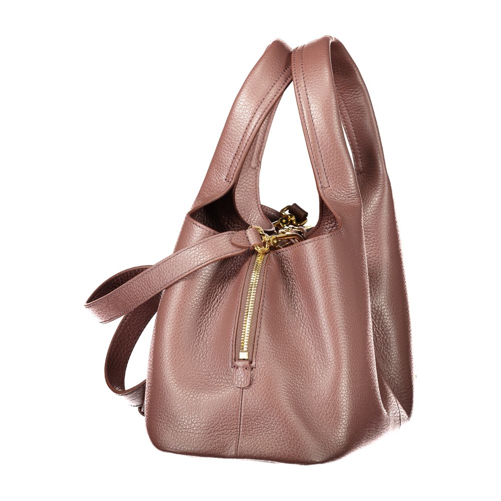 Indulge in the elegance of the Coccinelle Brown Leather Handbag, a symbol of exquisite craftsmanship and timeless luxury, perfect for those who appreciate refined style.