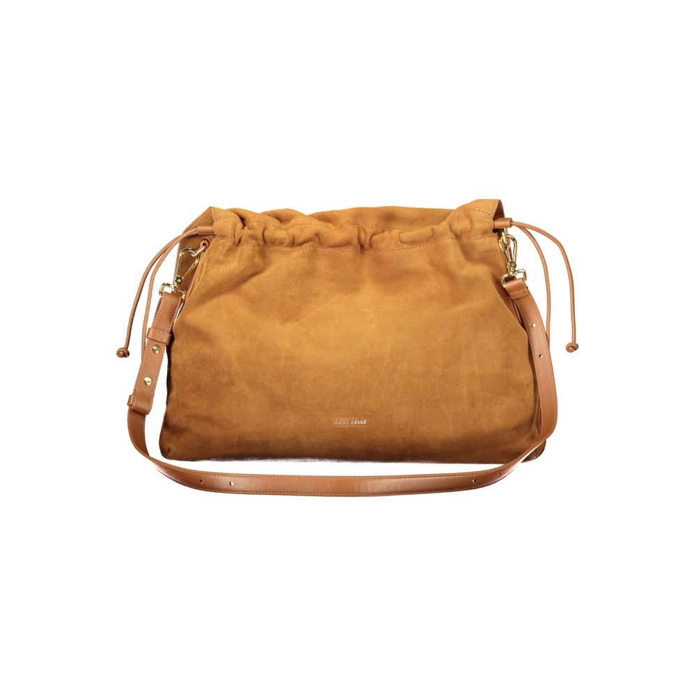Indulge in the exquisite allure of the Coccinelle Brown Leather Handbag, a masterpiece of craftsmanship that embodies sophistication and timeless elegance for discerning tastes.