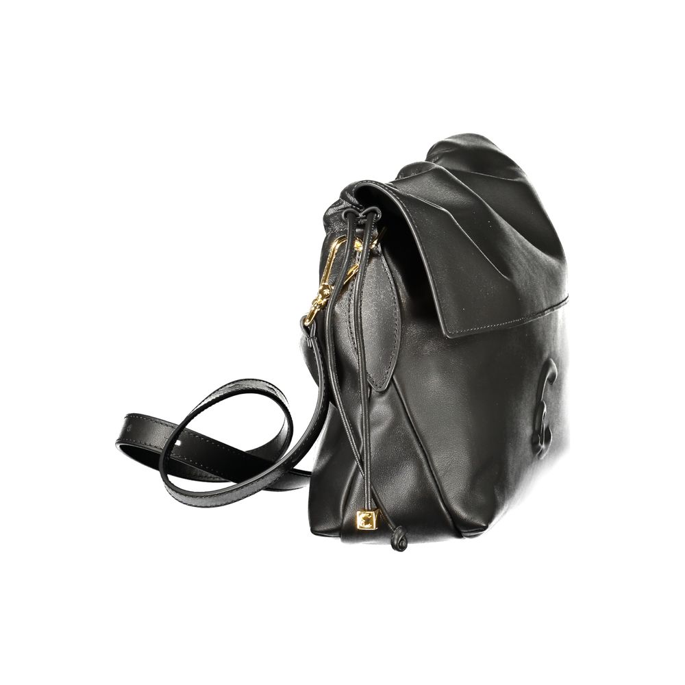 Indulge in the Coccinelle Black Leather Handbag, a masterpiece of exquisite craftsmanship and timeless elegance, perfect for the discerning individual who values luxury.