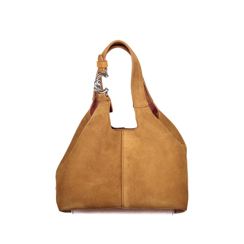 Indulge in the elegance of the Coccinelle Brown Leather Handbag, a timeless accessory that embodies sophistication and exquisite craftsmanship for the discerning individual.