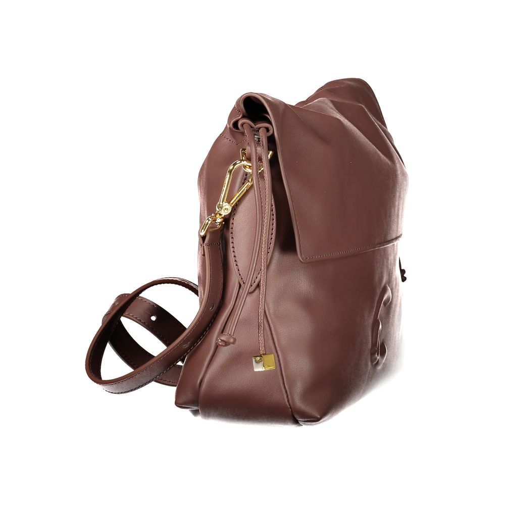 Indulge in the exquisite Coccinelle Brown Leather Handbag, a masterpiece of design featuring adjustable straps and elegant details, perfect for the discerning individual.