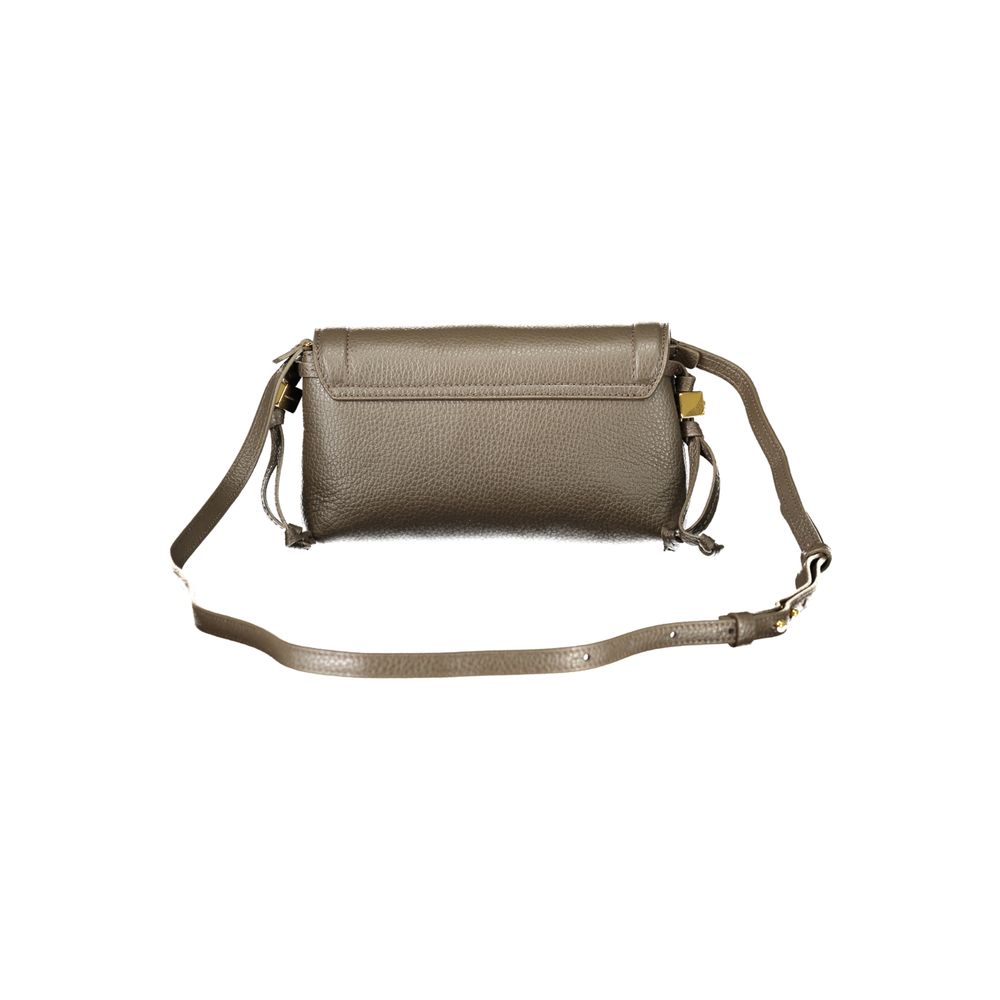 Indulge in the elegance of the Coccinelle Brown Leather Handbag, where exquisite craftsmanship meets timeless sophistication, perfect for the discerning individual.