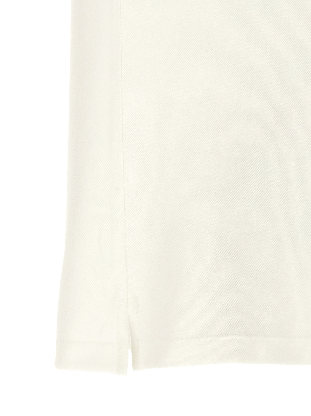 Elevate your wardrobe with the Fendi White Cotton Polo Shirt, a luxurious blend of style and sophistication, perfect for those who embody elegance and authority.
