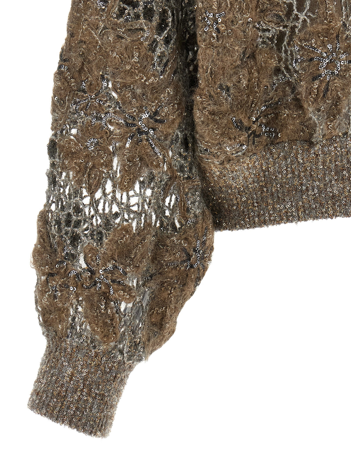 Elevate your style with the Brunello Cucinelli Beige Wool Cardigan, a luxurious blend of mohair and wool, showcasing exquisite craftsmanship and timeless elegance.