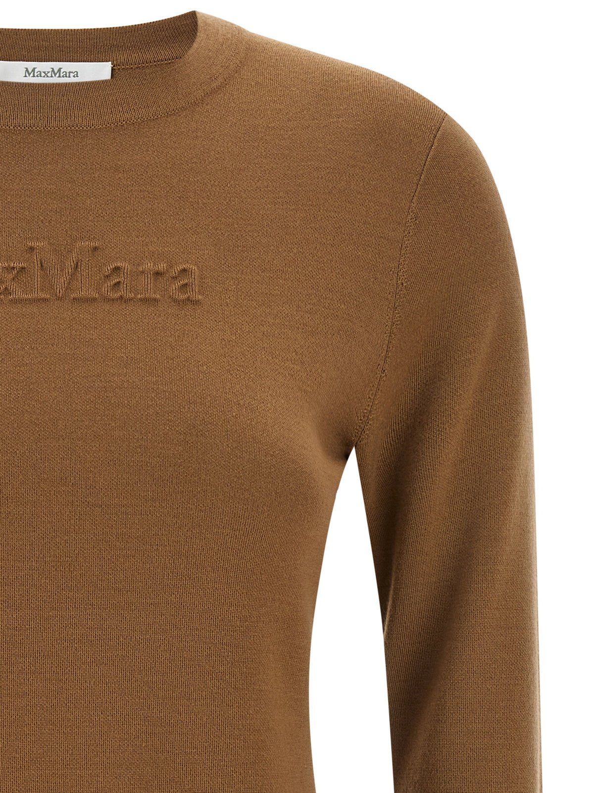 Max Mara Beige Virgin Wool Cardigan - Timeless Luxury Redefined