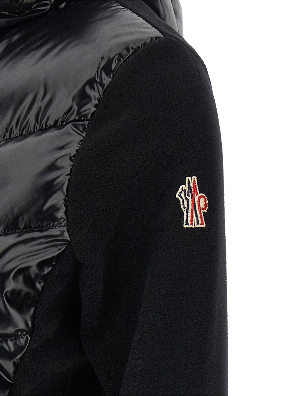Moncler Grenoble Black Polyamide Cardigan - Luxury Outerwear