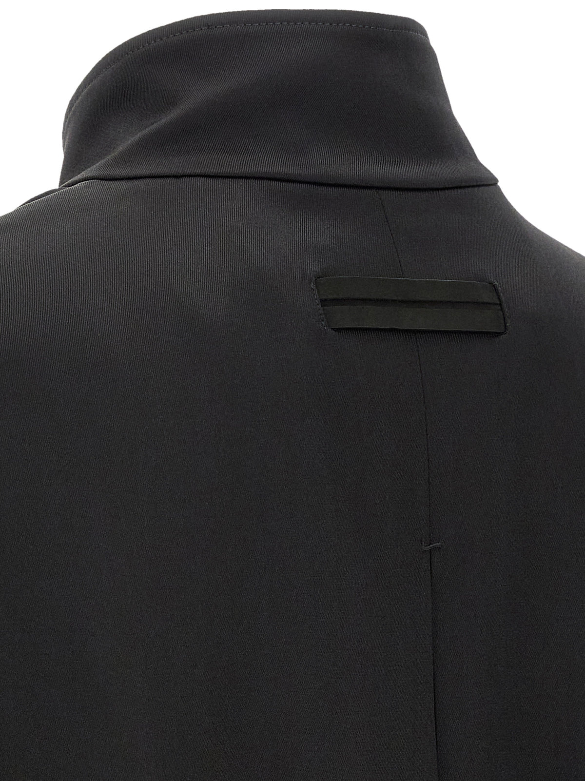 ZEGNA Black Satin Sweatshirt - Timeless Luxury in Mulberry Silk