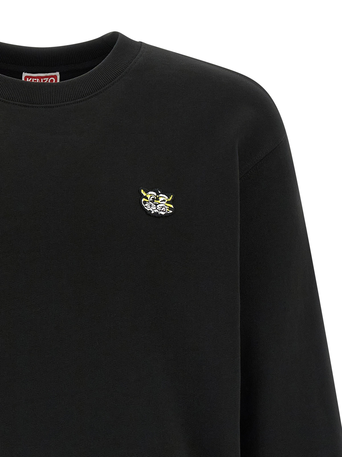 Kenzo Wild Tiger Sweatshirt - Luxurious Black Cotton Elegance