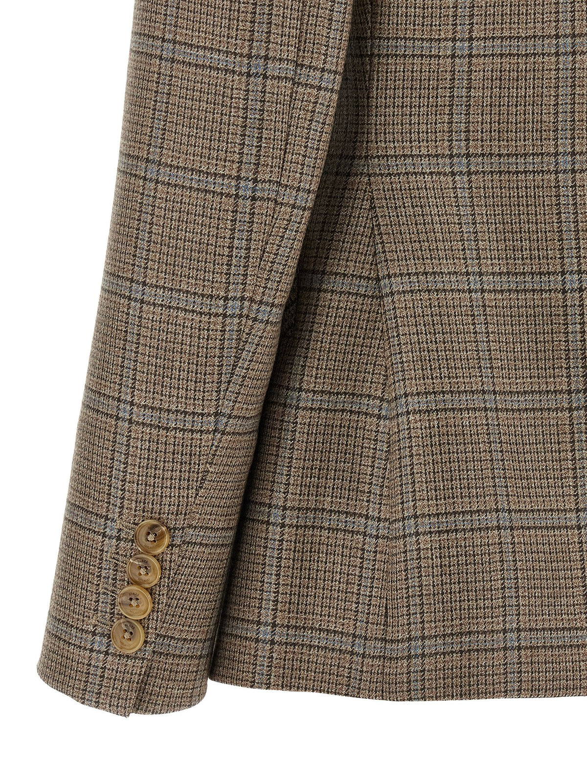 Blazé Milano Everynight Beige Virgin Wool Blazer - Timeless Elegance