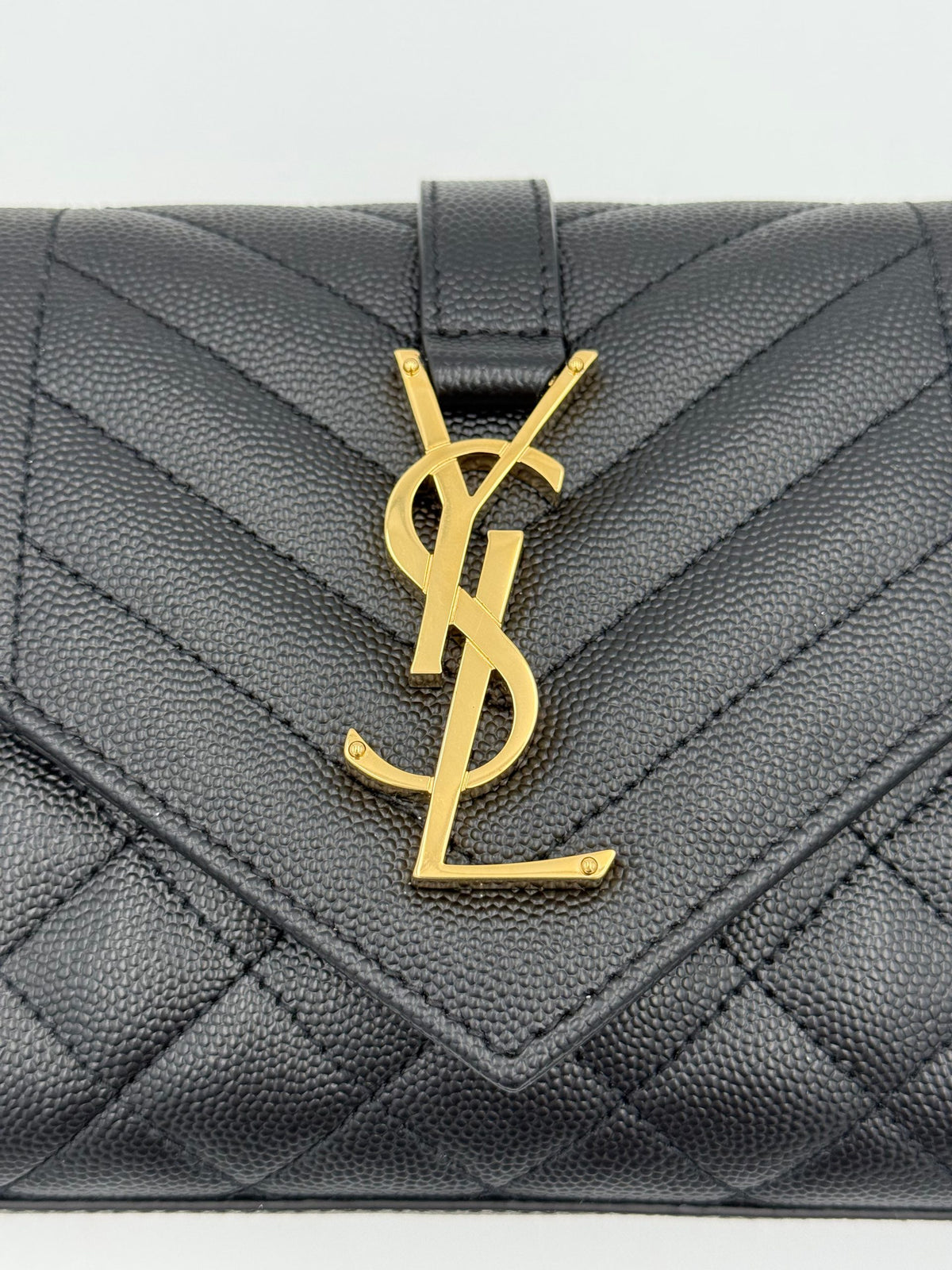 Saint Laurent Bicolor Leather Handbag - Timeless Luxury Redefined