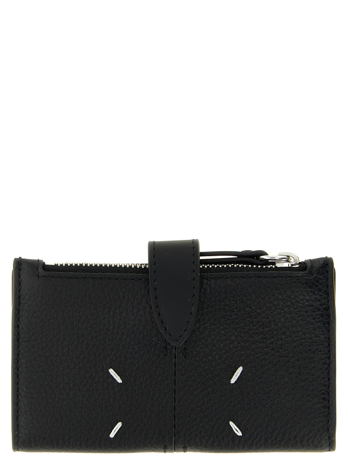 Maison Margiela Black Calfskin Cardholder - Timeless Luxury Accessory