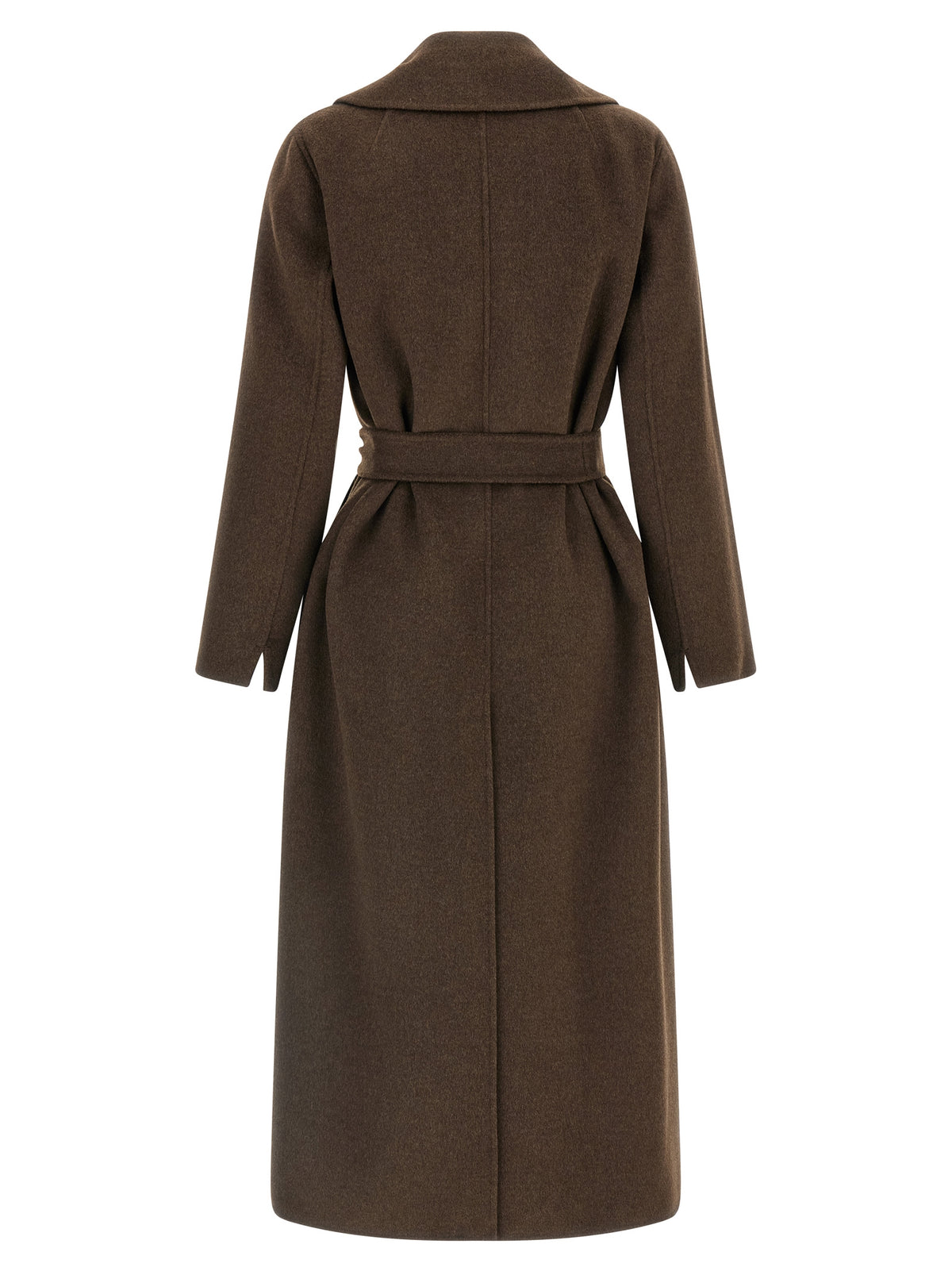 'S Max Mara Brown Virgin Wool Coat - Timeless Luxury Tailoring