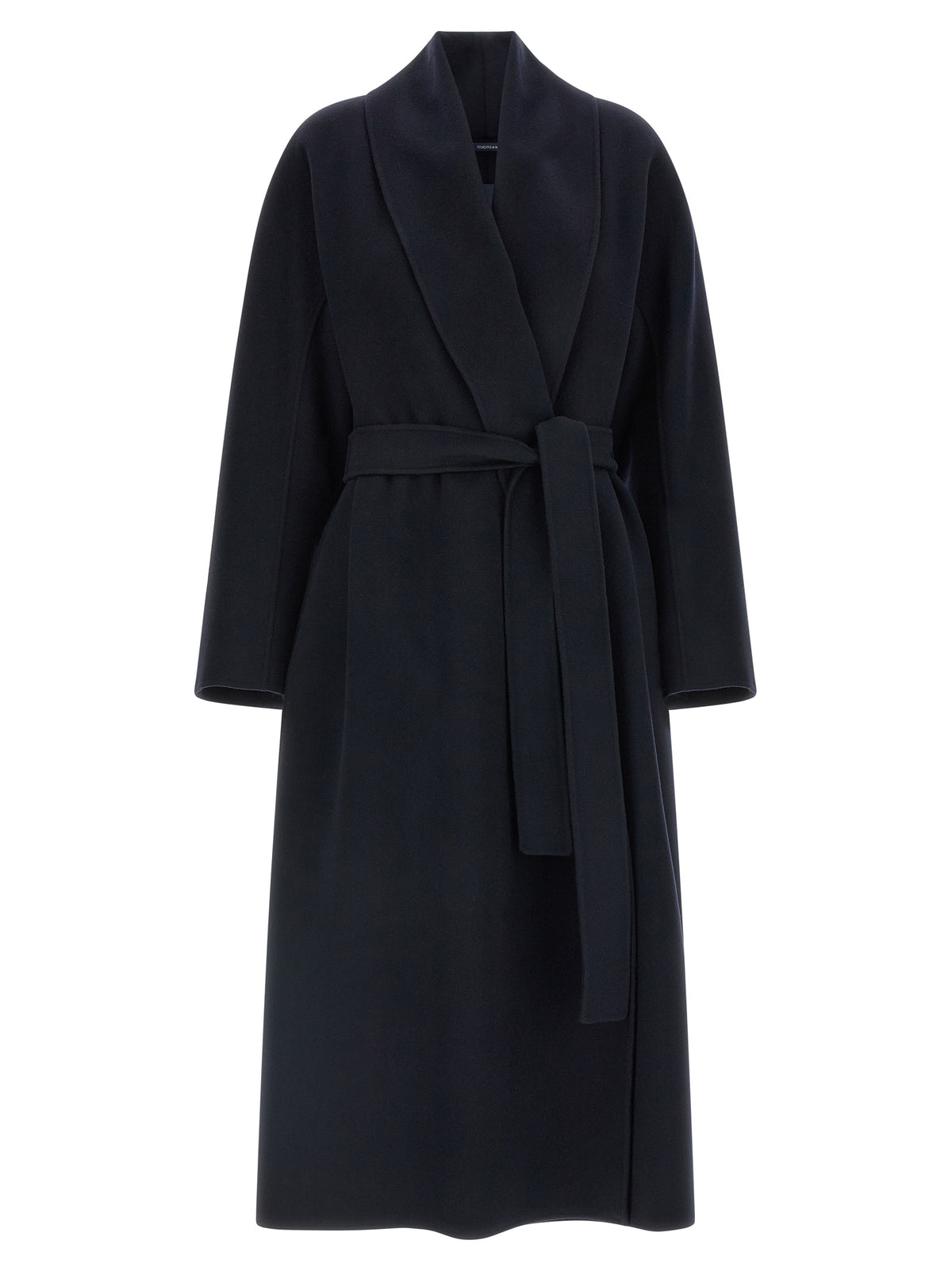 S Max Mara Manna Coat - Timeless Luxury in Midnight Blue Wool