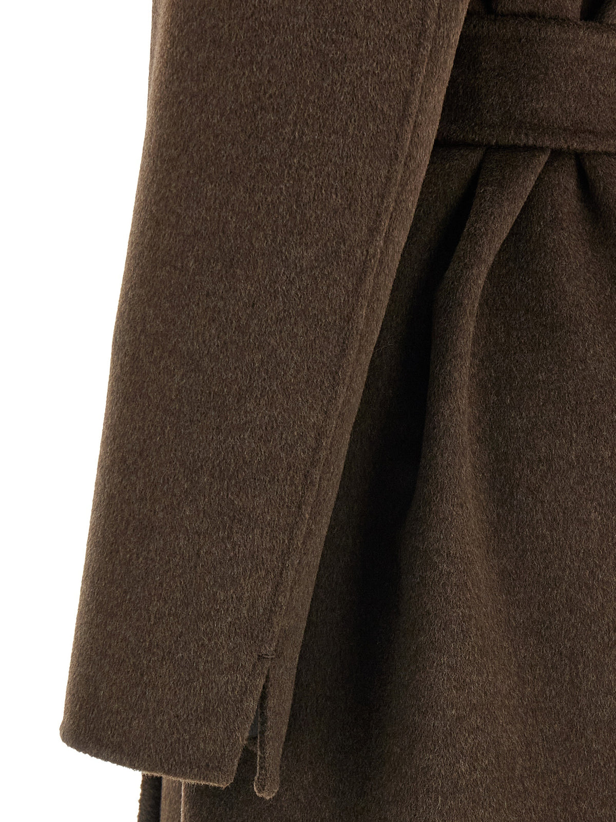 'S Max Mara Brown Virgin Wool Coat - Timeless Luxury Outerwear