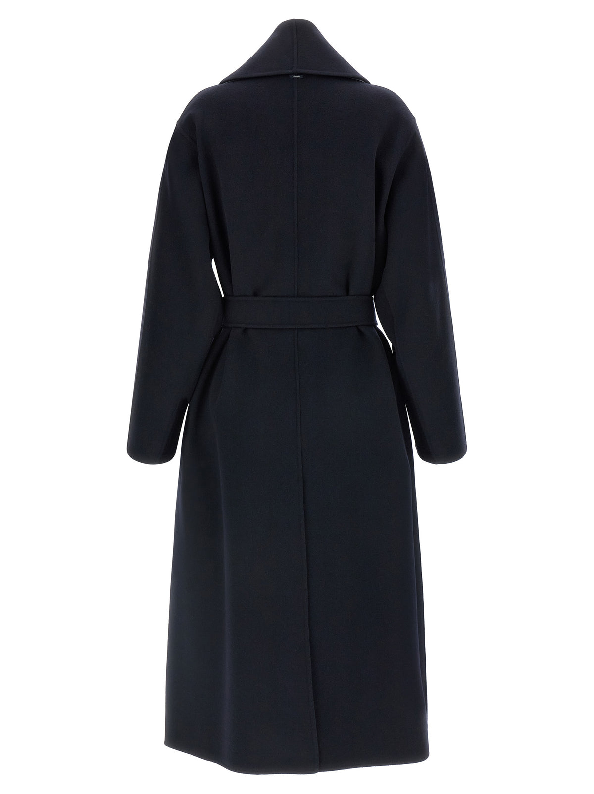S Max Mara Blue Wool Coat - Timeless Luxury Outerwear