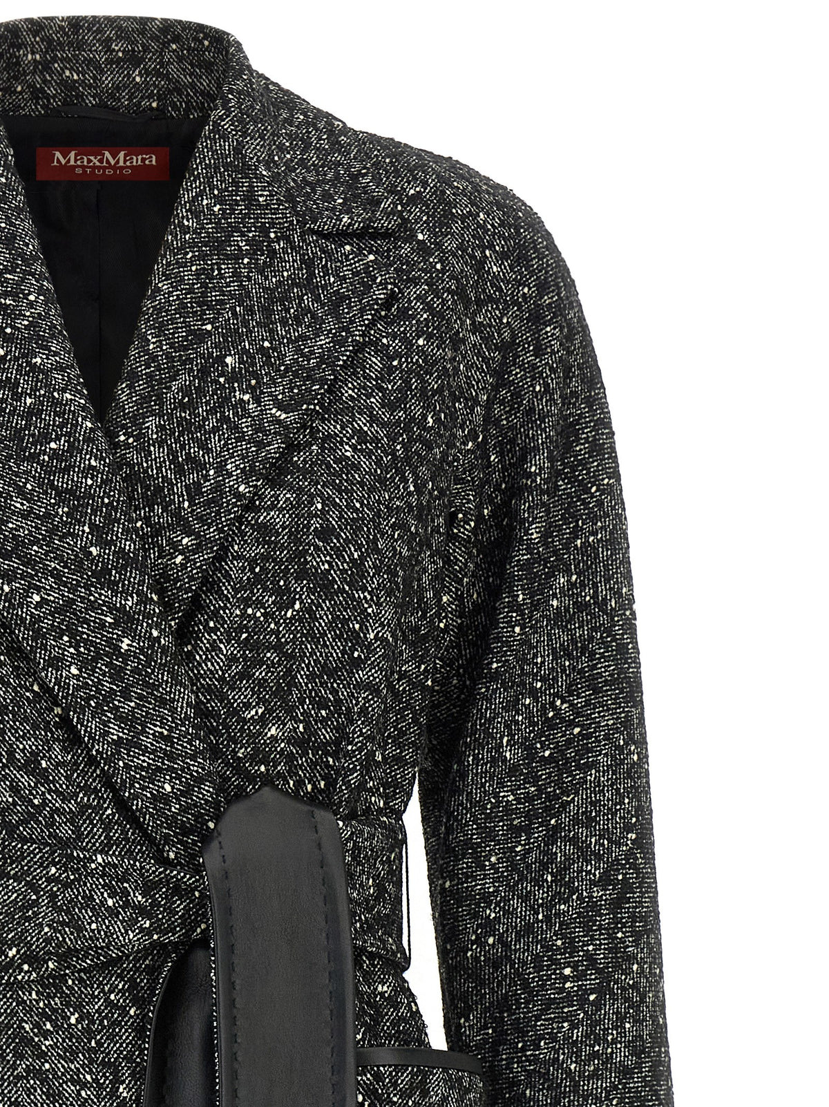 Max Mara Bicolor Virgin Wool Coat - Timeless Elegance Redefined